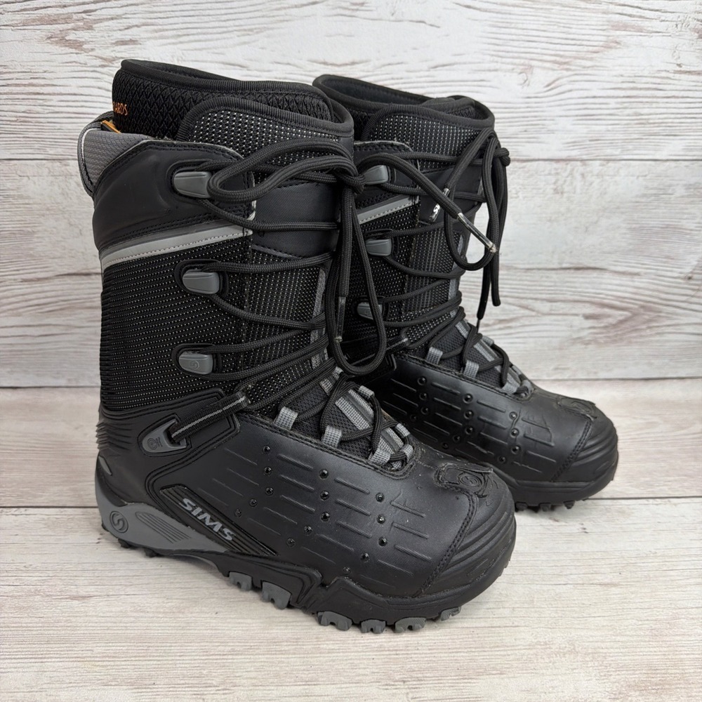 Vintage 2008 SIMS WRATH Snowboard Boots US Men's SIze 10 Excellent!